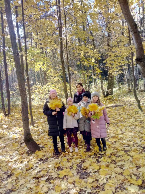 Урок "окружающего мира" в лесу — фотография 5